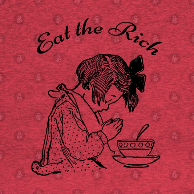 Anarchist  EAT THE RICH Activist Anti-Capitalism by Jigsaw Youth